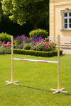 Super Hobby Horse - Hobby Horse -hyppyeste 120 cm, vaaleanpunainen puomi