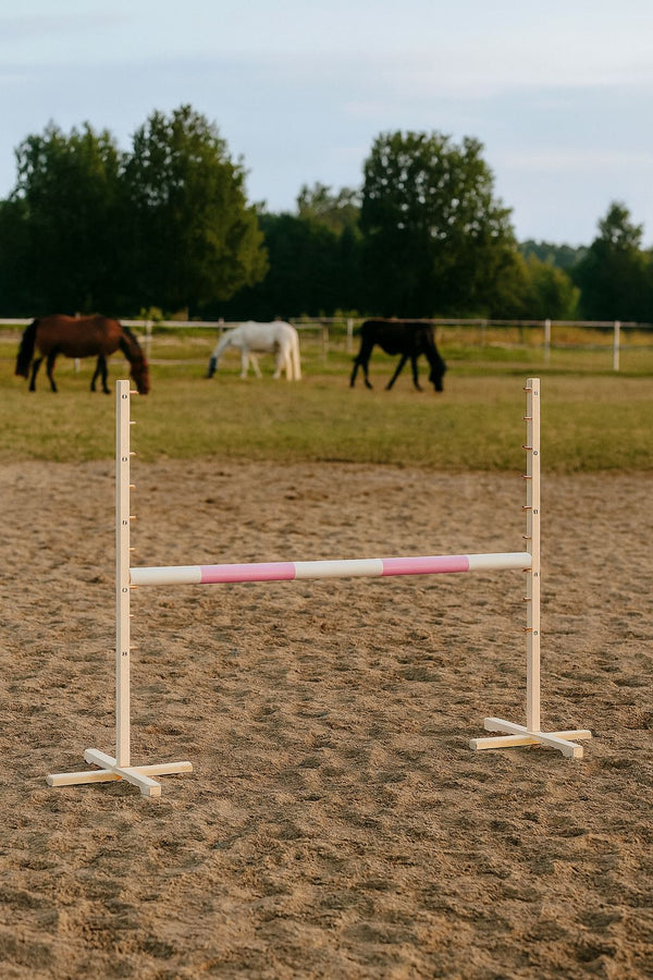 Super Hobby Horse - Hobby Horse hyppyeste - vaaleanpunainen - 120 cm