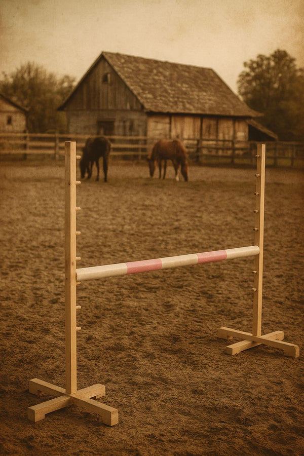 Super Hobby Horse - Hobby Horse -hyppyeste 120 cm, vaaleanpunainen puomi