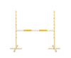 Keppihevosen este 120cm - Beam yellow