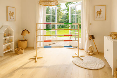 Keppihevosen este 160cm - Beam yellow