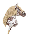 Premium Keppihevonen / Hobby Horse - Brown leopard with beige A3