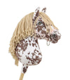 Premium Keppihevonen / Hobby Horse - Brown leopard with beige A3