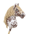 Premium Keppihevonen / Hobby Horse - Brown leopard with beige A3