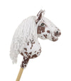Super Hobby Horse - Super Hobby Horse Premium keppihevonen - ruskea leopardi valkoisella harjalla A4