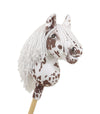 Super Hobby Horse - Super Hobby Horse Premium keppihevonen - ruskea leopardi valkoisella harjalla A4