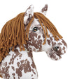 Premium Keppihevonen / Hobby Horse - Brown leopard with brown A3