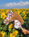Premium Keppihevonen / Hobby Horse - Brown leopard with brown A3