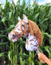 Premium Keppihevonen / Hobby Horse - Brown leopard with brown A3
