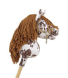 Super Hobby Horse - Super Hobby Horse Premium keppihevonen ruskea leopardikuvio ruskealla harjalla A4