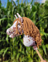Super Hobby Horse - Super Hobby Horse Premium keppihevonen ruskea leopardikuvio ruskealla harjalla A4