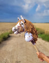 Super Hobby Horse - Super Hobby Horse Premium keppihevonen ruskea leopardikuvio ruskealla harjalla A4