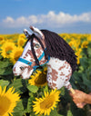 Premium Keppihevonen / Hobby Horse - Brown leopard with black A3