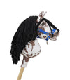 Super Hobby Horse - Super Hobby Horse Premium keppihevonen ruskea leopardi mustalla harjalla A4