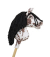 Super Hobby Horse - Super Hobby Horse Premium keppihevonen ruskea leopardi mustalla harjalla A4