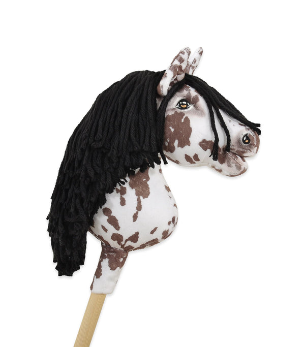 Super Hobby Horse - Super Hobby Horse Premium keppihevonen ruskea leopardi mustalla harjalla A4