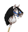 Super Hobby Horse - Super Hobby Horse Premium keppihevonen ruskea leopardi mustalla harjalla A4