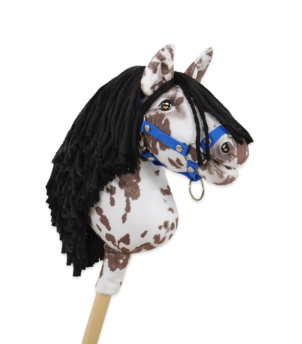 Super Hobby Horse - Super Hobby Horse Premium keppihevonen ruskea leopardi mustalla harjalla A4