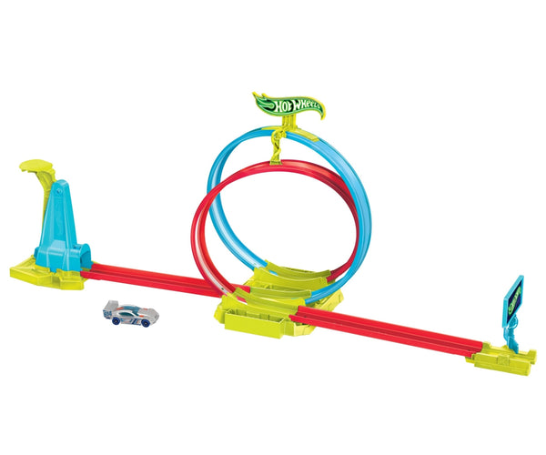 Mix - Hot Wheels Hpc05 Neon Speeders rata-setti - Neoninen hehkuva silmukka