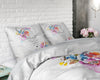 Harmaa puuvilla pussilakanasetti Hotel France