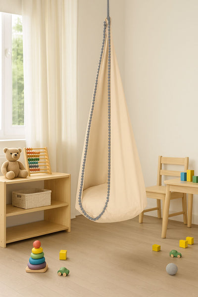 Riippuva keinu vauvalle - beige