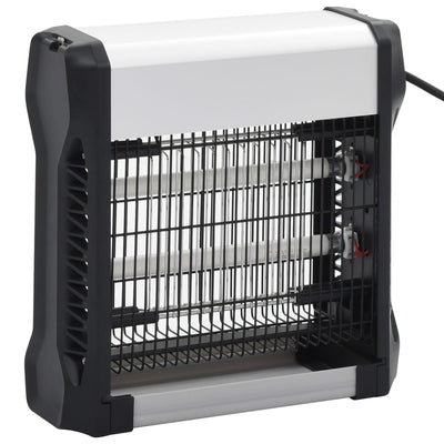 Hyönteistentappaja alumiini ABS 12 W musta