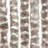Hyönteisverho taupe ja valkoinen 100x230 cm chenille