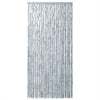 Hyönteisverho valkoinen ja harmaa 100x230 cm chenille