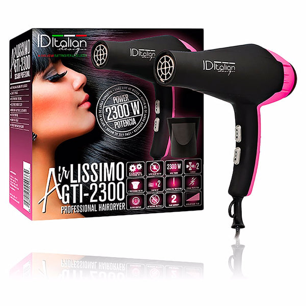 Id Italian Airlissimo gti 2300 hiustenkuivaaja #rosa 1 kpl | Vuodevaatteet.fi