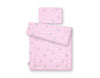 Newborn vuodevaatesetti 2-kpl 75x100cm - pink rabbits