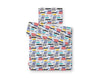 Newborn vuodevaatesetti 2-kpl 75x100cm - colorful cars