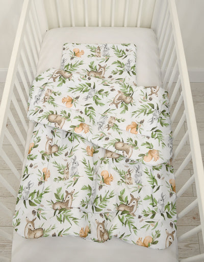 Vaauvan Peitto Ja Tyyny - Newborn - 75X100cm - Woodland Green