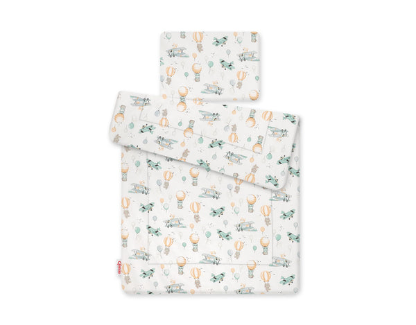 Newborn vuodevaatesetti 2-kpl 75x100cm - sky adventure