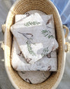 Vaauvan Peitto Ja Tyyny - Newborn - 75X100cm - Brown Birds