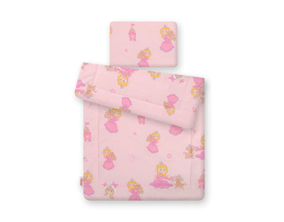 Vaauvan Peitto Ja Tyyny - Newborn - 75X100cm - Pink Princess