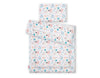 Peitto ja tyyny vauvalle 135x100 cm - blue teddy bears