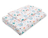 Peitto ja tyyny vauvalle 90x120 cm - blue teddy bears