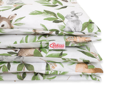 Pussilakanasetti Vauvalle - 120X90cm - Woodland Green