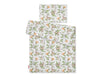 Peitto ja tyyny vauvalle 90x120 cm - woodland green