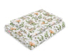 Peitto ja tyyny vauvalle 135x100 cm - woodland green