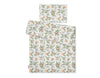 Peitto ja tyyny vauvalle 135x100 cm - woodland green