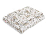 Peitto ja tyyny vauvalle 135x100 cm - woodland olive