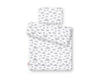Newborn vuodevaatesetti 2-kpl 75x100cm - clouds gray