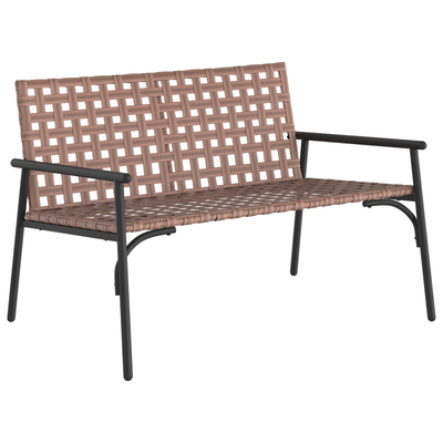 Musta puutarhan tuoli Enar 113x79x75cm (polyrottinki)