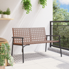 Musta puutarhan tuoli Enar 113x79x75cm (polyrottinki)