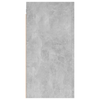 | Seinä TV Kaappi | 2 pcs Betoni Harmaa 31 x 30 x 60 cm