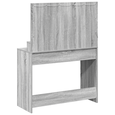 Meikkipöytä Harmaa sonoma 100 x 41 x 135 cm Tekninen puu