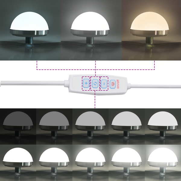 Meikkipöytä LED -nauhavalot Ruskea 83 x 40 x 70 cm Tekninen puu