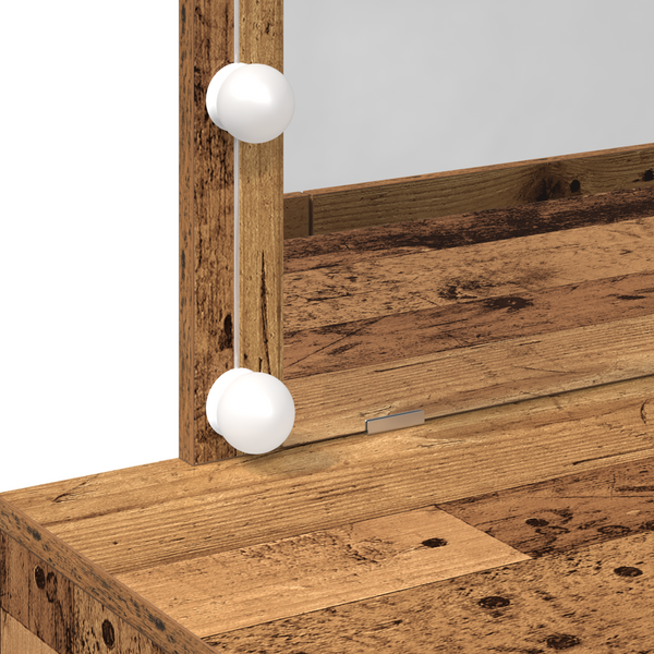Meikkipeili Vanha Puu 100 x 40 x 120 cm Tekninen puu