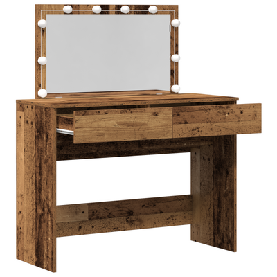 Meikkipeili Vanha Puu 100 x 40 x 120 cm Tekninen puu